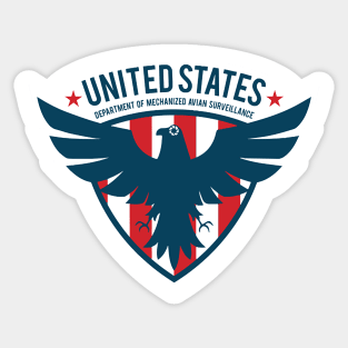 United States Department of Mechanized Avian Surveillance Sticker